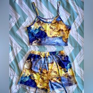 Never Worn Cute Matching PJ Set (size S)